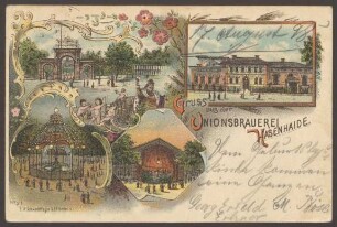Ansichtskarte Restaurant Unions-Brauerei, Hasenheide [3/3]