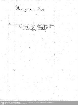 Franzosen-Zeit