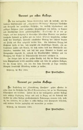Vorwort zur ersten Auflage. Vorwort zur zweiten Auflage