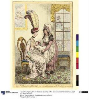 The Fashionable Mamma, or The Convenience of Modern Dress