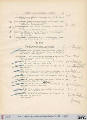 Pergamentmalereien (Nr. 2185-2203)
