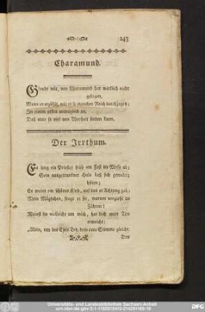 Der Irrthum.
