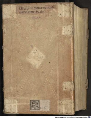 Johannis de Miza tract. de bono ordine moriendi - BSB Clm 18383