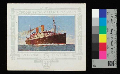 Norddeutscher Lloyd Bremen verbindet 5 Erdteile