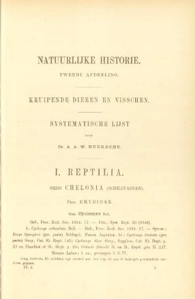 Tweede afdeeling. - Kruipende dieren en visschen