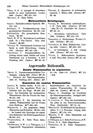 Angewandte Mathematik.