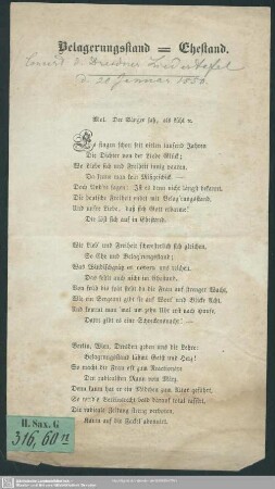 Belagerungsstand - Ehestand