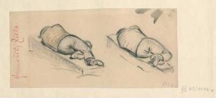Studie - Schlafender Mann