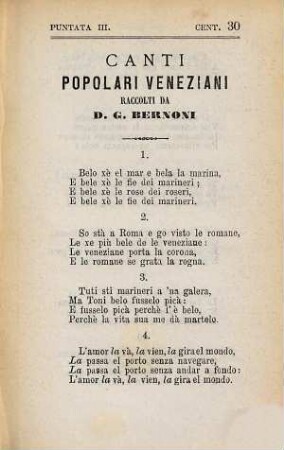 Canti popolari veneziani