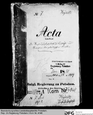 Rechnungsfeststellungsbeschlüsse und Revision der städtischen Kassen in Kyritz
