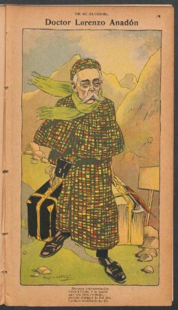 Doctor Lorenzo Anadón - [Carcatura] : De mi Guignol
