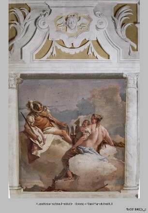 Stanza delle Scene dell'Olimpo : Mars, Venus und Amor