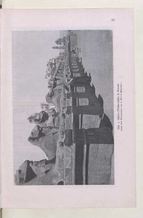Abb. 4. Sphinx-(Widder-) Allee in Karnak.