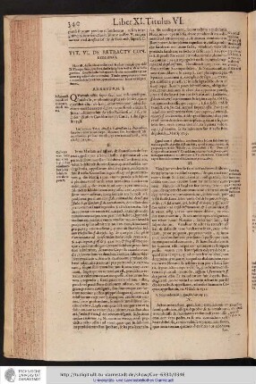Liber XI. Titulus VI.