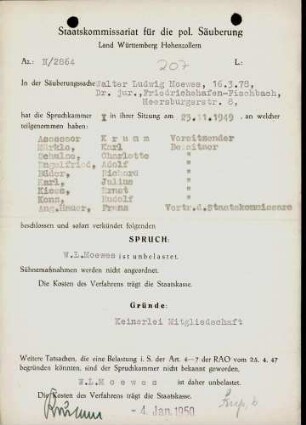 Moewes, Walter Ludwig, Dr.
