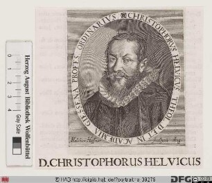 Bildnis Christoph Helwig (lat. Helvicus)