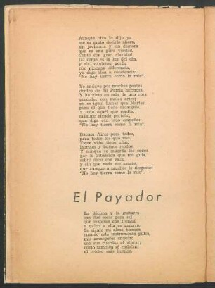 El payador