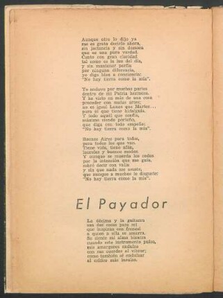 El payador