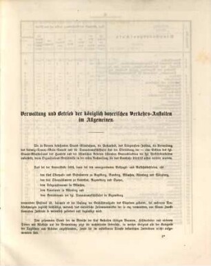 Nachweisung über den Betrieb der Königlich-Bayerischen Verkehrsanstalten : für das Etatsjahr ... 5. 1855/56