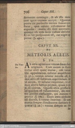 Caput XII. De Meteoris Aëreis