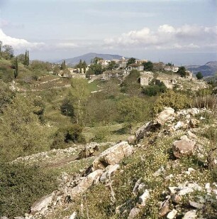 Peloponnes. Dorf Andritsaina