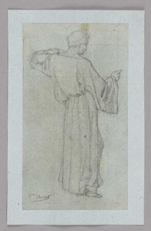 Rückenfigur eines Mannes