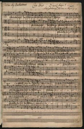 Gott widerstehet den Hoffärtigen; V (4), strings, bc; a-Moll