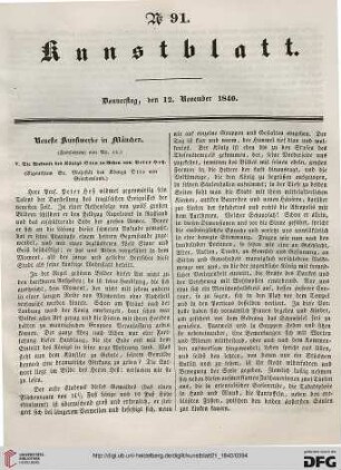 Nr. 91 - 100 (12. November 1840 - 15. Dezember 1840)