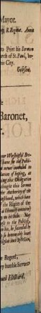 A Sermon Preach'd at the Cathedral-Church of St. Paul, Before The Right Honourable The Lord-Mayor And Aldermen, On Sunday October the 9th. 1709