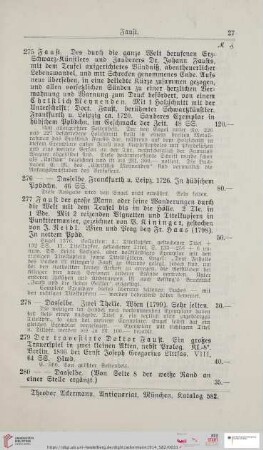 Faust (Nr. 275 - 311)