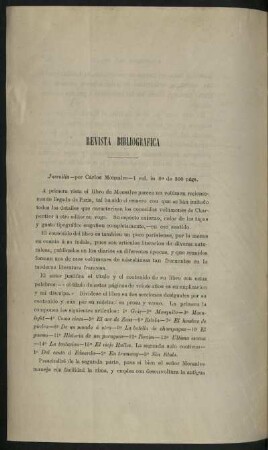 Revista Bibliografica - Juvenilia