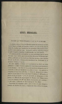 Revista Bibliografica - Juvenilia
