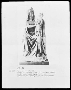 Thronende Madonna