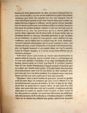 Discours de M. le Baron Cuvier, sur les prix de vertu