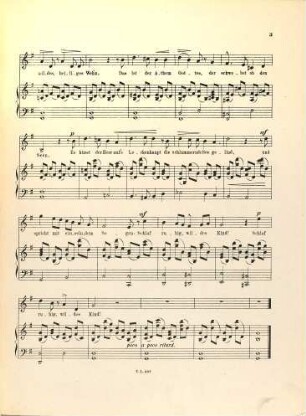 5 Lieder : für Mezzo-Sopran mit Clavier-Begl. ; op. 4, 3. Meeres Abend