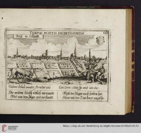 E63. Briel in Hollandt, "Tempus mortis incertissimum"