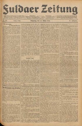 Ausgabe vom Dienstag, den 31. März 1914.