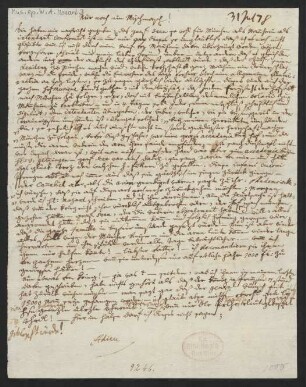 Brief an Leopold Mozart und Maria Anna Walburga Ignatia Mozart : 31.07.1778