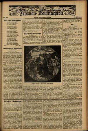 Zweite Ausgabe vom Sonntag, den 24. Dezember 1933.