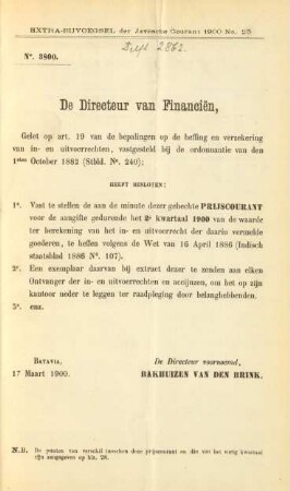 2e kwartaal 1900