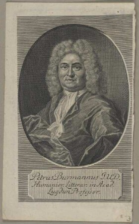 Bildnis des Petrus Burmannus