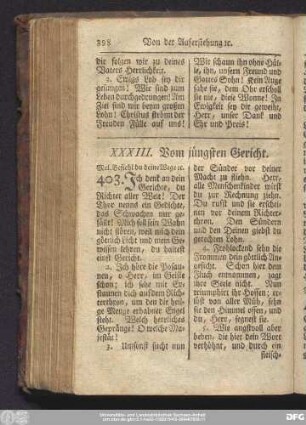 XXXIII. Vom jüngsten Gericht.