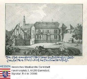 Ober-Ramstadt, Pfarrhaus / Geburtshaus von Georg Christoph Lichtenberg (1742-1799)