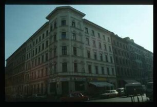 Diapositiv: Naunynstraße, Adalbertstr. 18, Oktober 1991