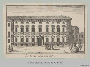 Veduten von Mailand : Vedute des Palazzo Annoni in Mailand