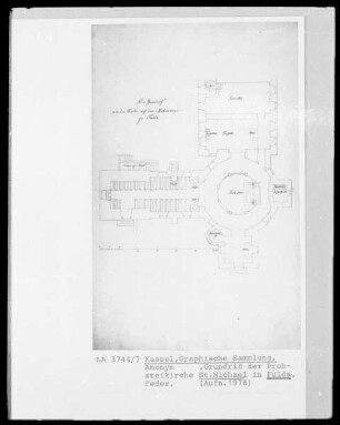 Michaelskapelle in Fulda: Grundriss