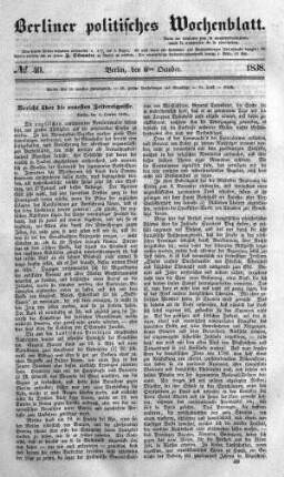 No 40, 6. October 1838