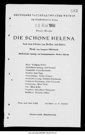Die schöne Helena