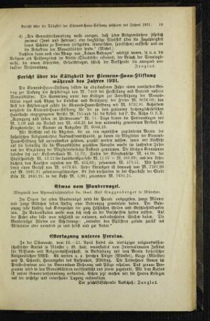 Etwas vom Wandervogel