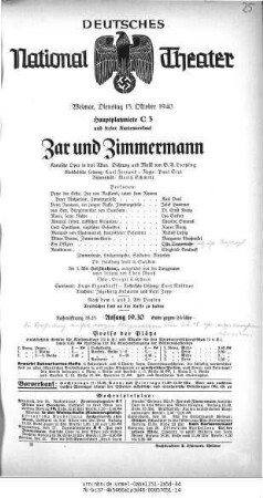 Zar und Zimmermann